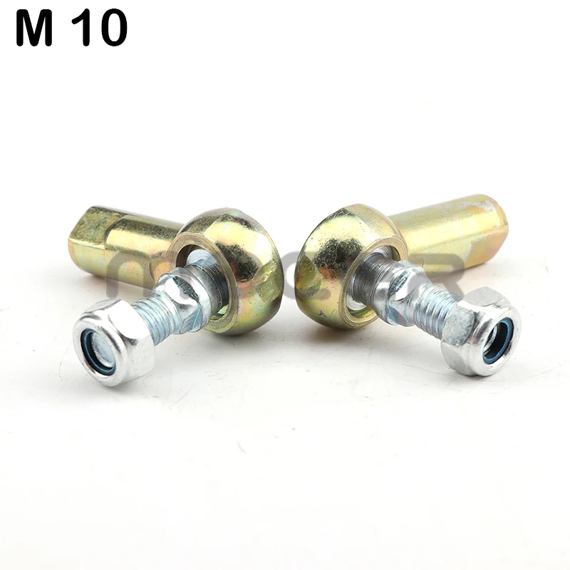 1 пара, M8-M8 M10-M10, наконечник для рулевой тяги, комплект, шаровой шарнир, подходит для Китая, 49CC 50CC, электрический мини квадроцикл, картинг, багги, квадроцикл, запчасти для велосипеда