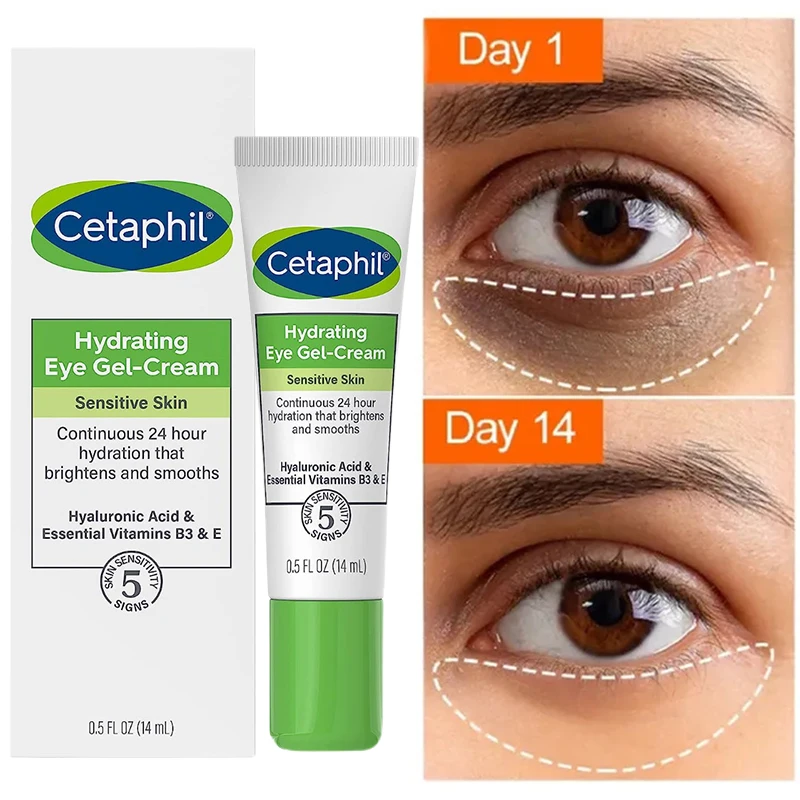 

Cetaphil Hydrating Eye Gel-Cream Fade Fine Lines Anti Dark Circles Serum Remove Eye Bags Puffiness Anti-Wrinkle Eye Cream
