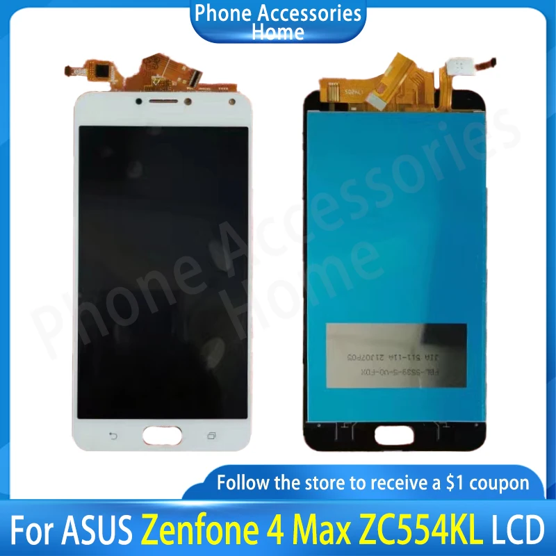 

ЖК-дисплей 5,5 ''для Asus Zenfone 4 Max ZC554KL, сенсорный ЖК-экран ZC554KL, ЖК-дисплей X001D, дигитайзер, запасные части, инструменты