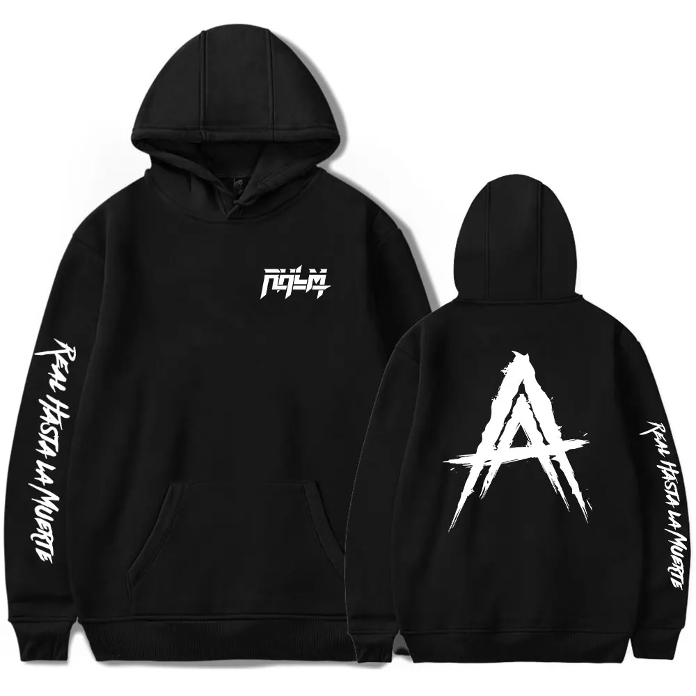 Толстовки Anuel AA Doble A Deluxe Merch с принтом Real Hasta la Muerte Album унисекс модная забавная