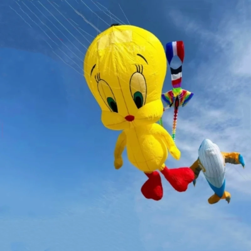 Змеи для цыплят летающие надувные воздушные змеи фабрика с мягкой уткой игры в