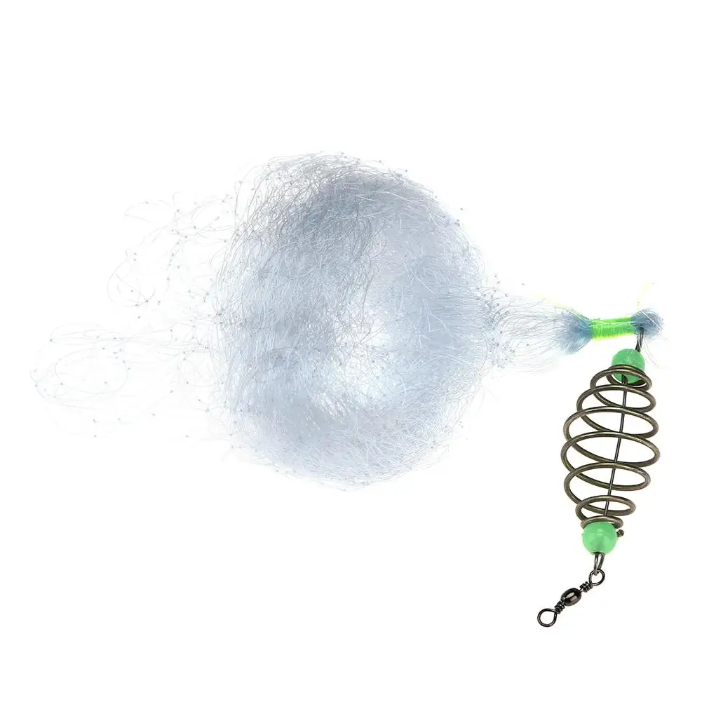 3-11 сетчатая Весенняя ловушка рыболовная сеть зеркальная плавающая метательная