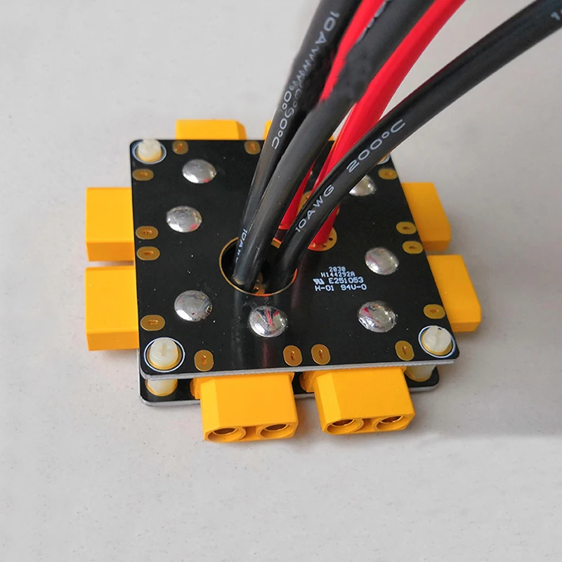 Большой модуль управления распределением тока сварной XT90PW розетка многоосевой концентратор пластина для защиты от растений Радиоуправляемый беспилотник