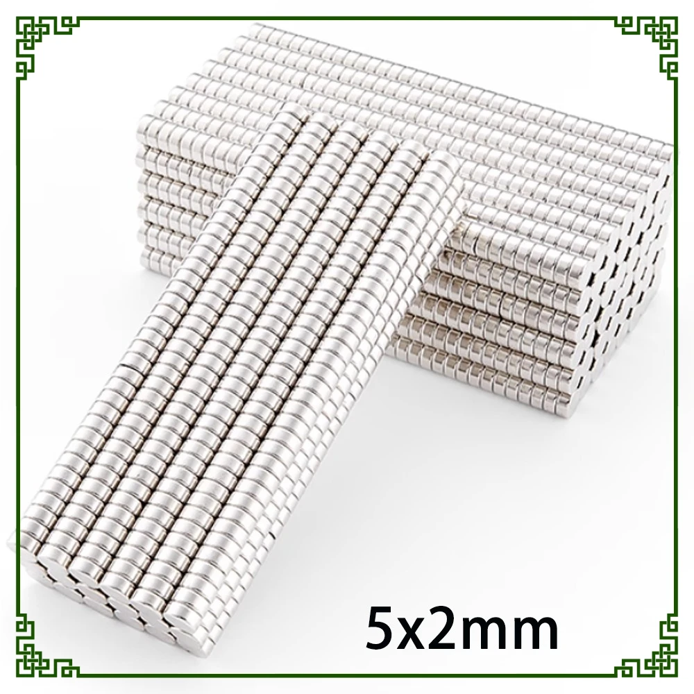 

Круглые магниты 5x2 мм