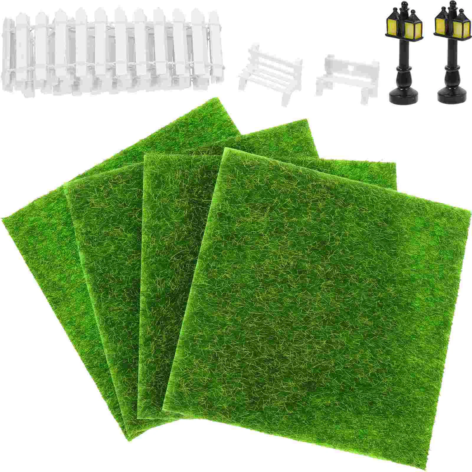 

Mini House Decormodel Light Street Crafts Adornment Sceneornament Sand Table Accessory Ornaments Courtyard Prop Photo Toy