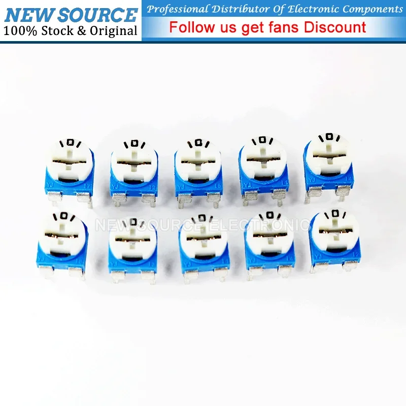 130 шт. = 13 видов RM-065 потенциометра обрезки 100 Ом-1 МОм переменные резисторы комплект