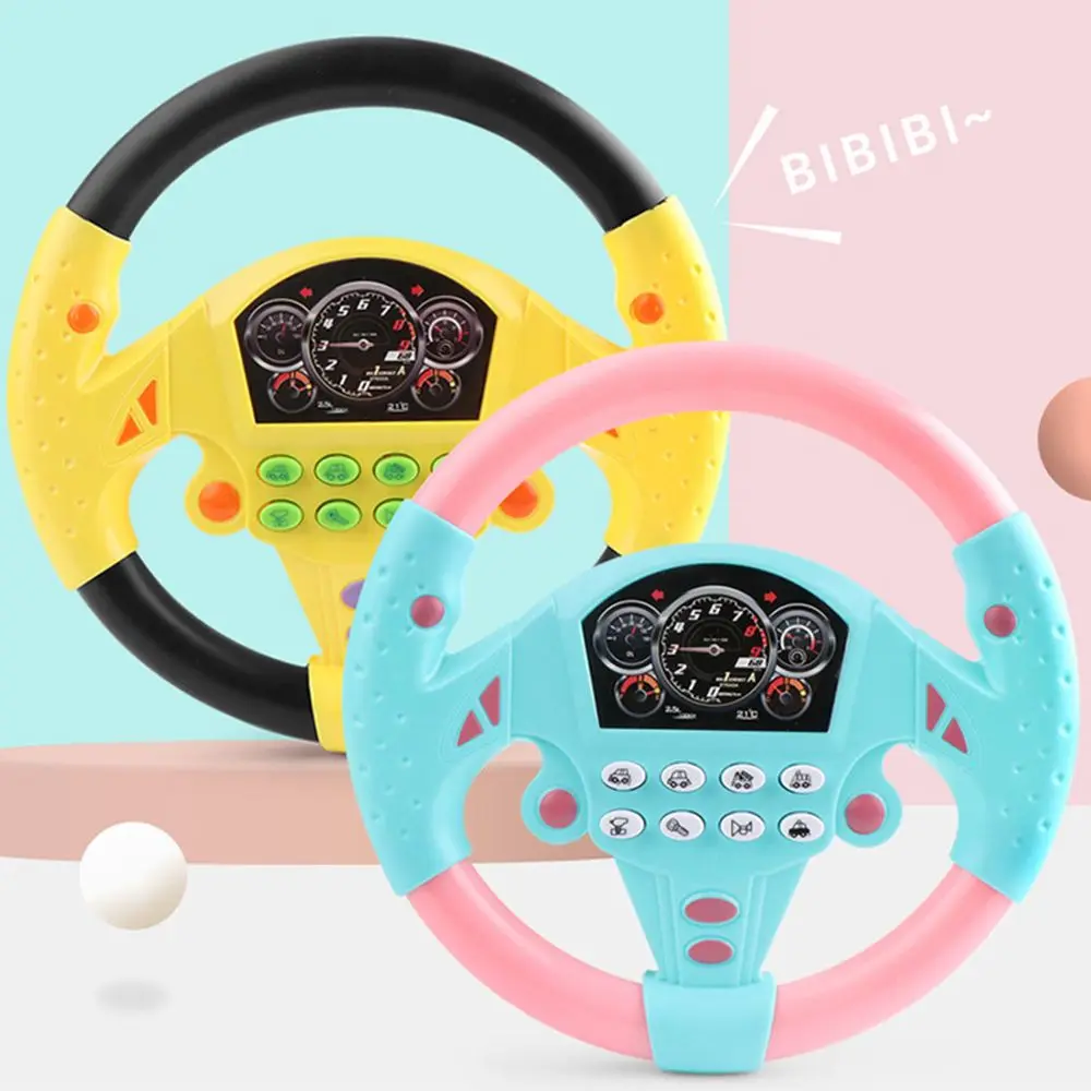 

with Sound and Light Baby Funny Early Education Kids Steering Wheel Children Gifts Simulation Driving Kids Toys