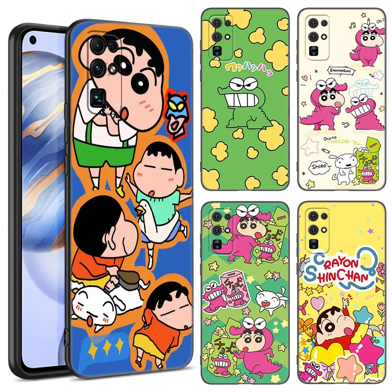 Мультяшный C-Crayon Shinchan чехол для телефона Huawei Honor 70 90 Lite X40 GT X50 i X5 + X6A X6S X7A X8A X8B X6 X7 X8 X9