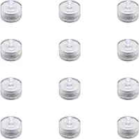 

JINHEZO Party Waterproof Wedding Underwater Battery Sub Seasonal Festival Celebration Flameless LED Tea Light White Pack of 12