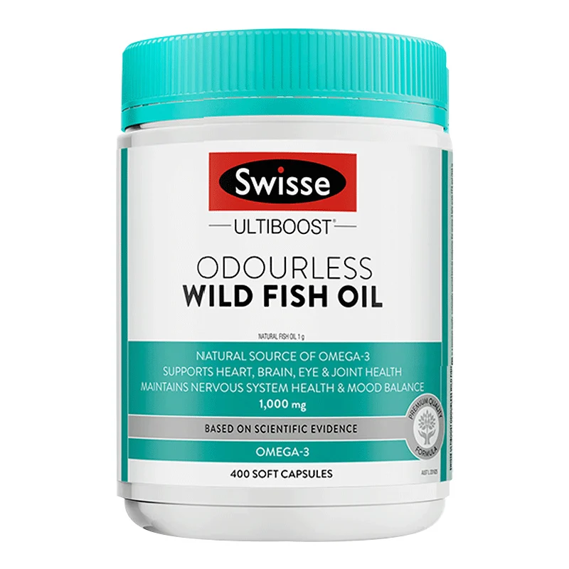 

Odourless Wild Fish Oil 1000 mg Omega-3 400 Soft Capsules