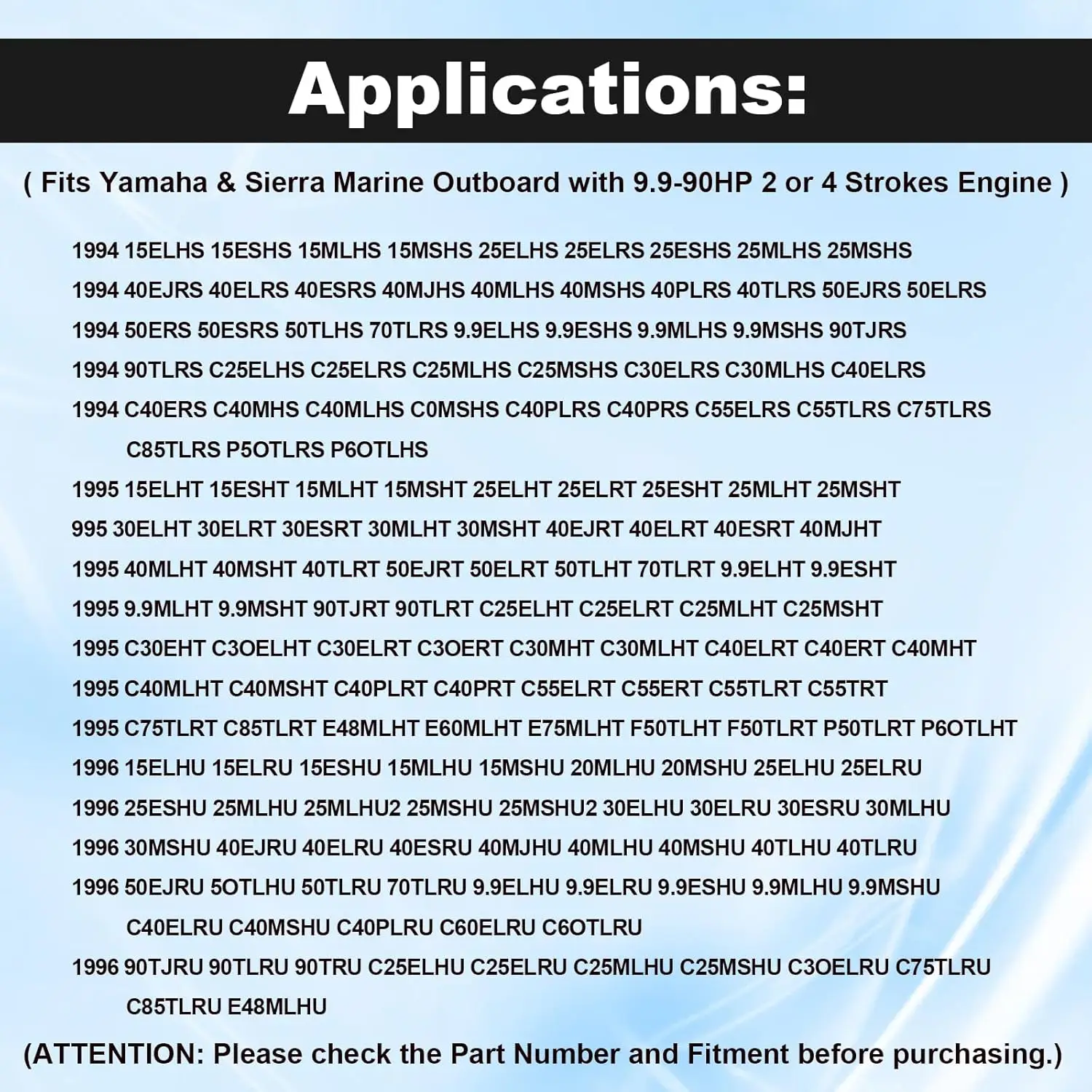 Топливный фильтр 61N-24560-00-00 подходит для Yamaha 2T 5-90HP или 4T F9.9-F50 61N-24560-01 61N-24560