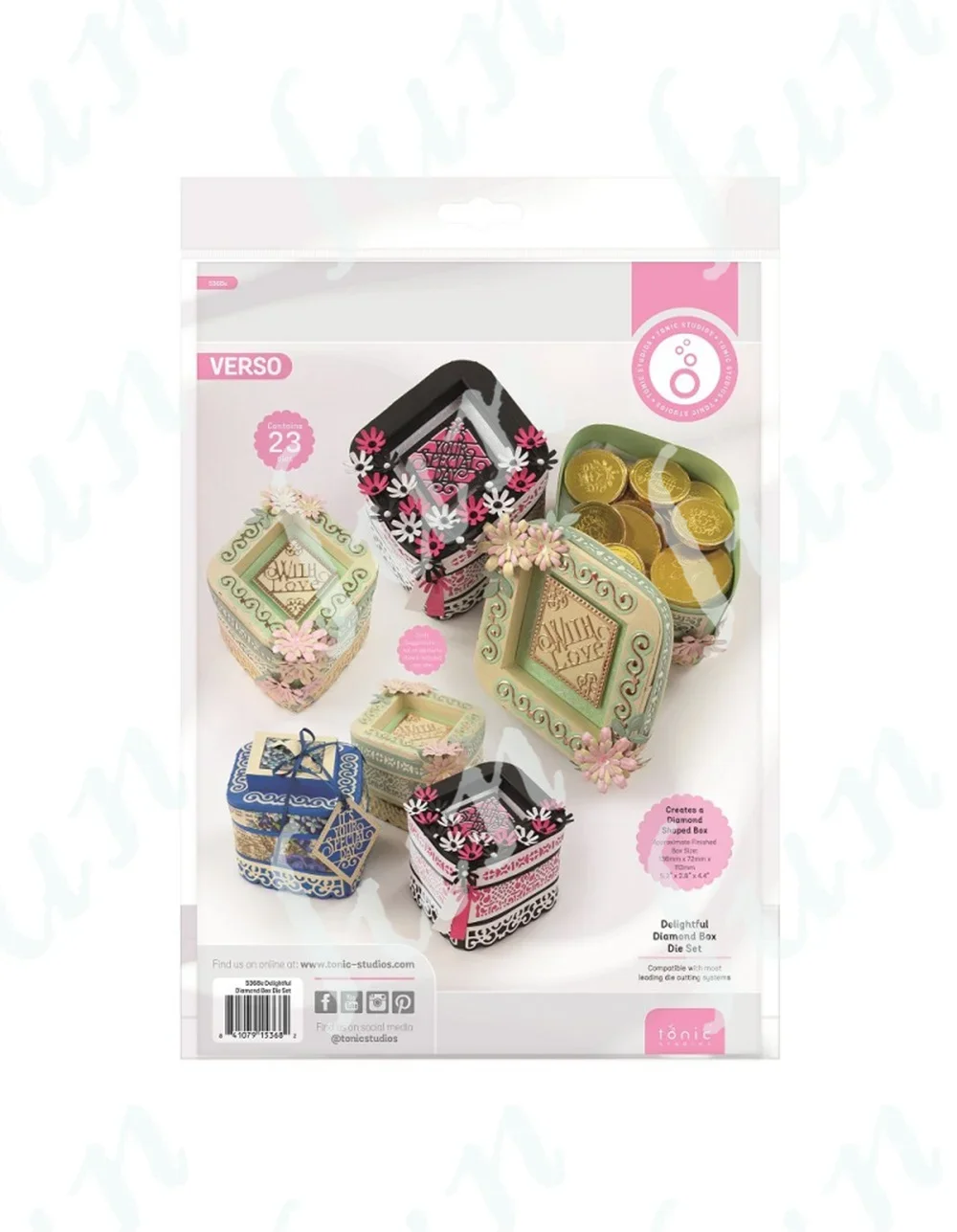 Металлический Набор для высечки декоративный Овальный бриллиантовый ящик