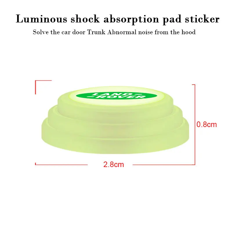 4 шт. автомобильный противоударный силиконовый коврик дверной амортизатор