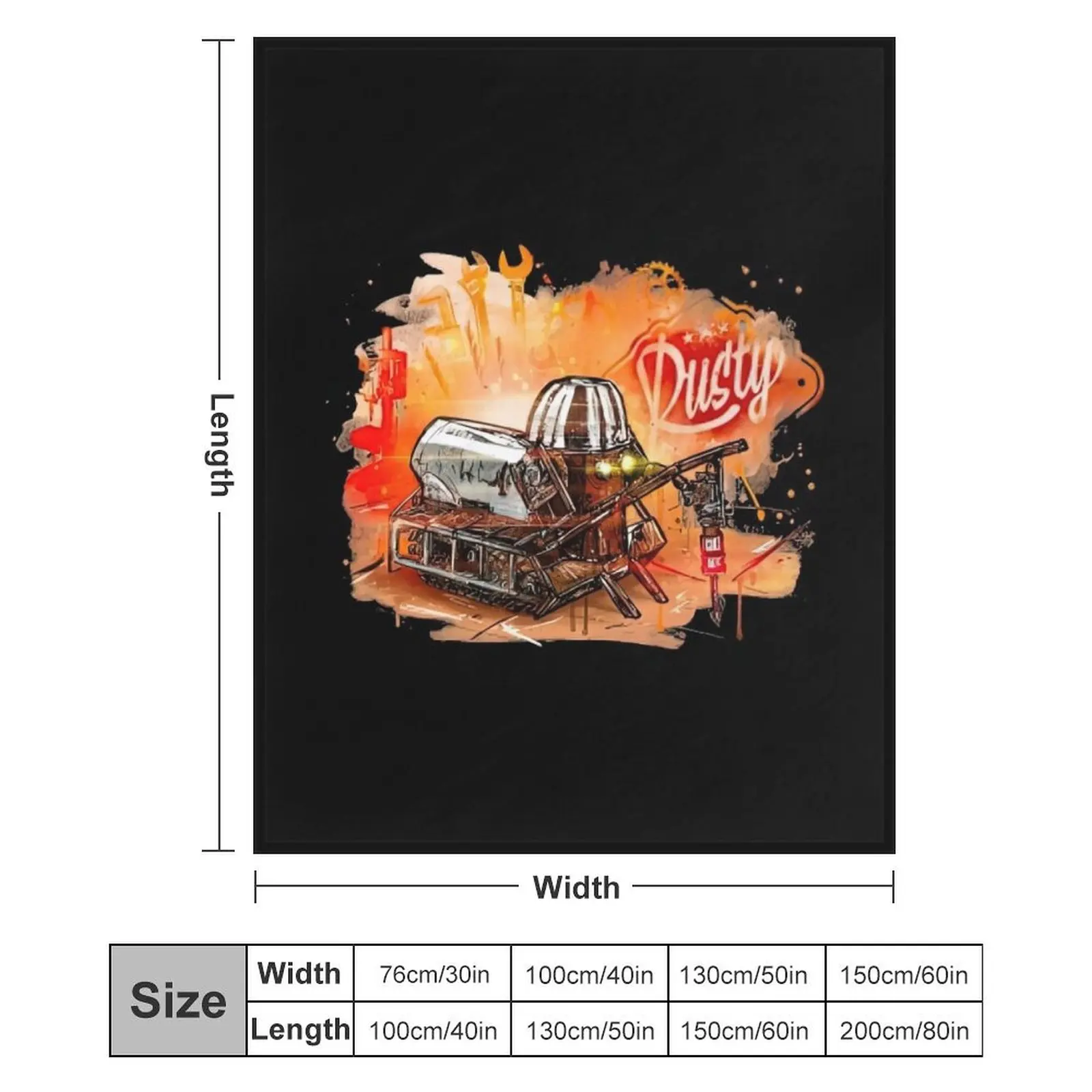 Одеяло Rusty Battlebots Очень большие одеяла для пикника