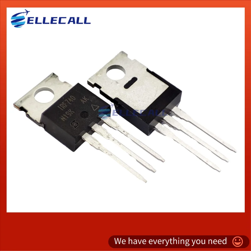 50 шт./лот IRF740 IRF740PBF MOSFET N-Chan 400V 10 Amp TO-220 Новый и оригинальный