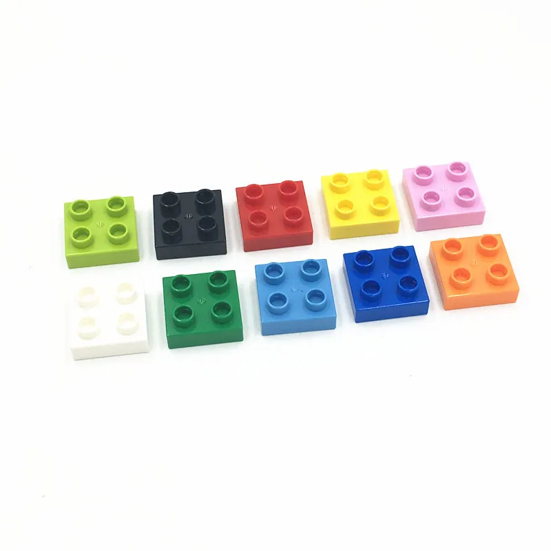 

250pcs/lot Kennie DIY MOC Building Blocks Compatible with big Accessories big NO.3022 Plate 2x2 part