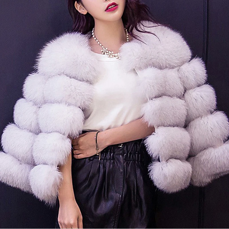 Fluffy Mink Coats Women Autumn Winter Top Fashion White Faux Fur Coat Elegant Thick Warm Faux Fur Jackets for Women 2022