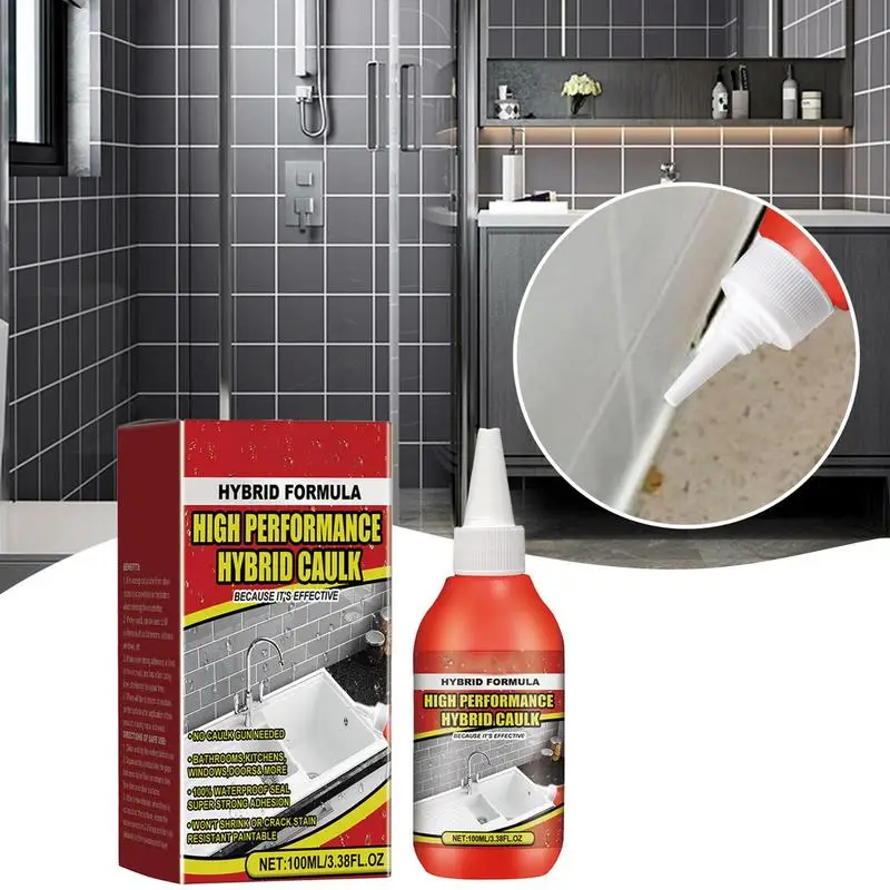 Прозрачный водонепроницаемый клей белый герметик для затирки герметики 100 мл