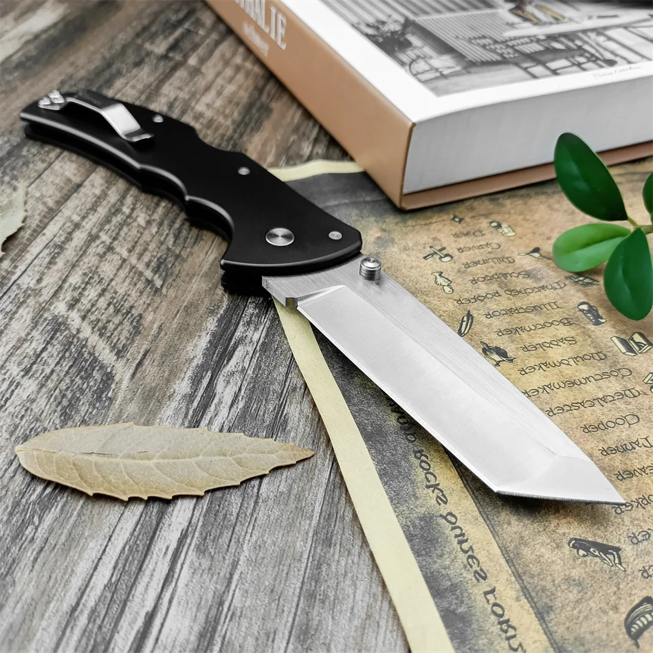 Складной нож Tanto Blade D2 T6 карманный с алюминиевой ручкой открытый EDC выживания