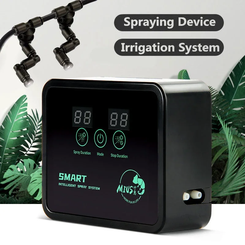 Intelligent Fogger Terrariums Humidifier Electronic Timer Automatic Mist Rainforest Timing Spray System Kit Control Sprinkler