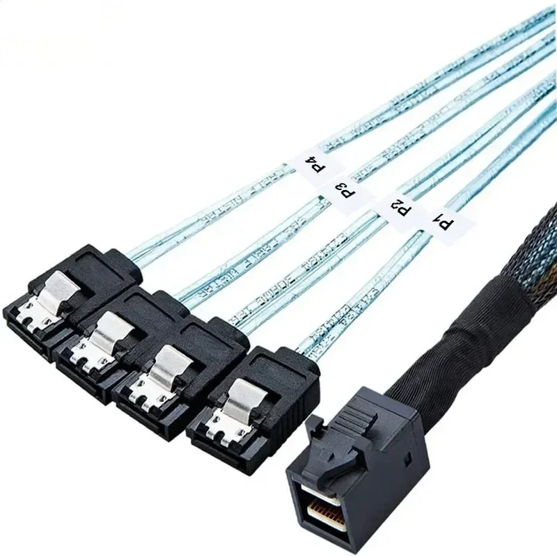 Кабель Mini SAS SFF-8087 — SATA Коммутационный кабель SFF8087 Mini-SAS 4X