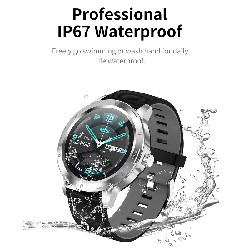 

Смарт-часы K15 BT5.0, 1,28 дюйма, с сенсорным IPS-экраном