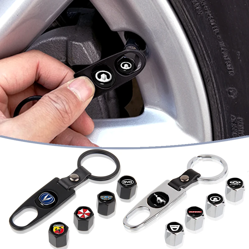 

Car Tire Valve Cover Wrench Key Chain Dust Cover for Volkswagen Golf 7 GTI Golf R MK7 Polo Scirocco 2015 2016 Car Accessories