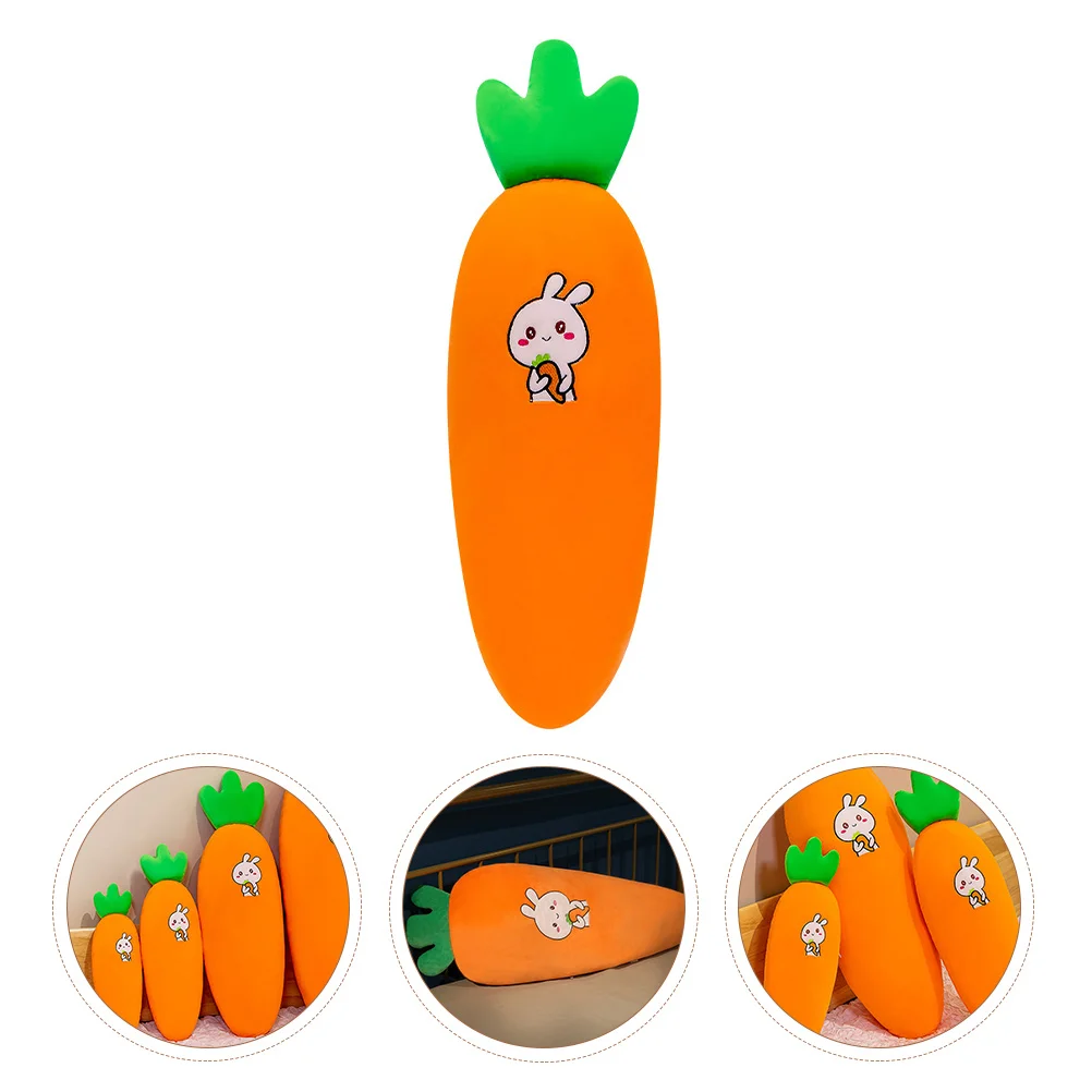 

Carrot Office Decors Easter Party Decor Seating Cushion Stuffed Carrot Toy Carrot Plaything for Children Home Kids