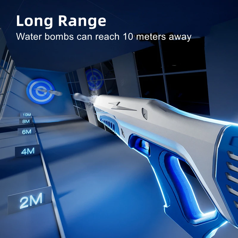 Игрушечный Электрический водяной пистолет летняя уличная игрушка для пляжного