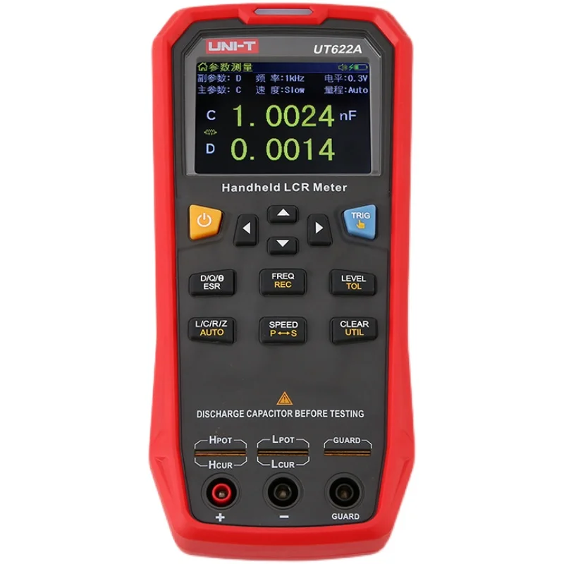 

UNI-T UT622A UT622C UT622E LCR Digital Bridge Capacitor Tester Measuring Instrument For Inductance Resistance