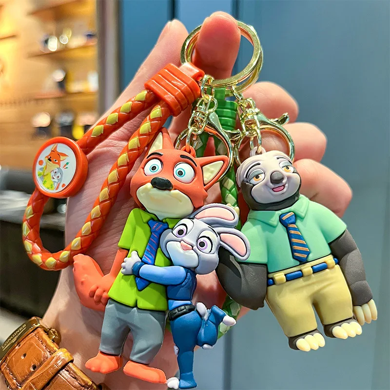 Новый мультяшный периферийный брелок для куклы Zootopia Judy Hopps Nick Wilde милый девочек Y2K