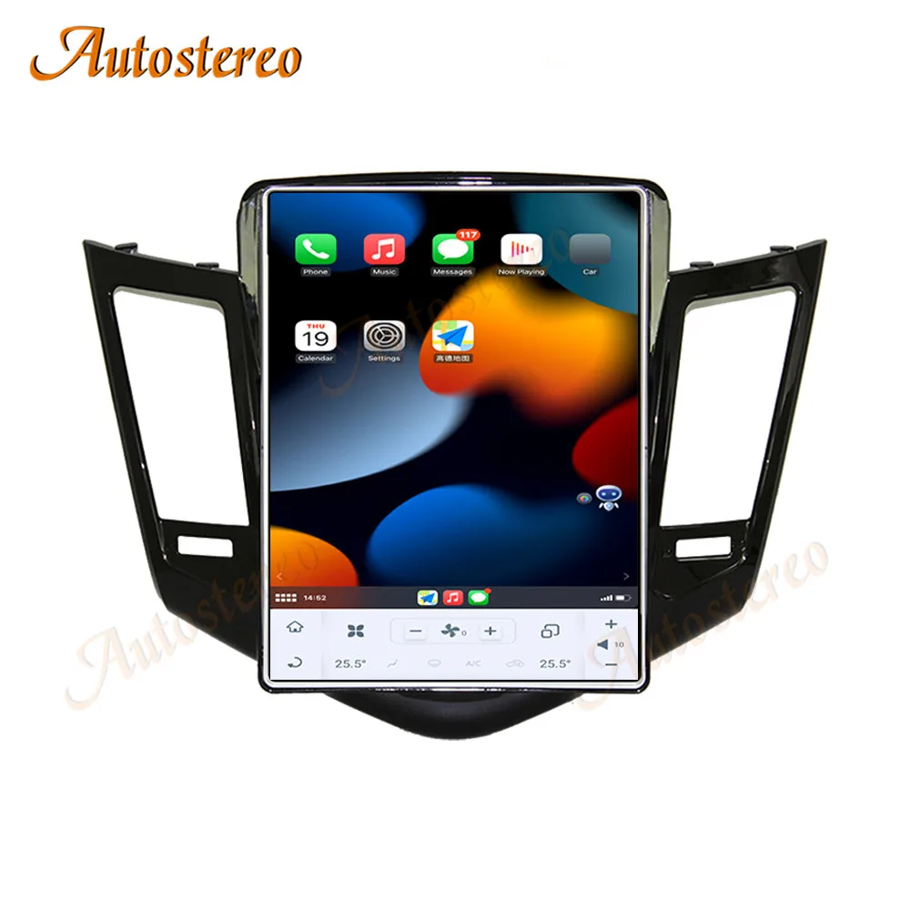 9-дюймовый Carplay Android 13 автомобильный GPS-навигатор для Chevrolet Cruze 2009-2013 мультимедийный