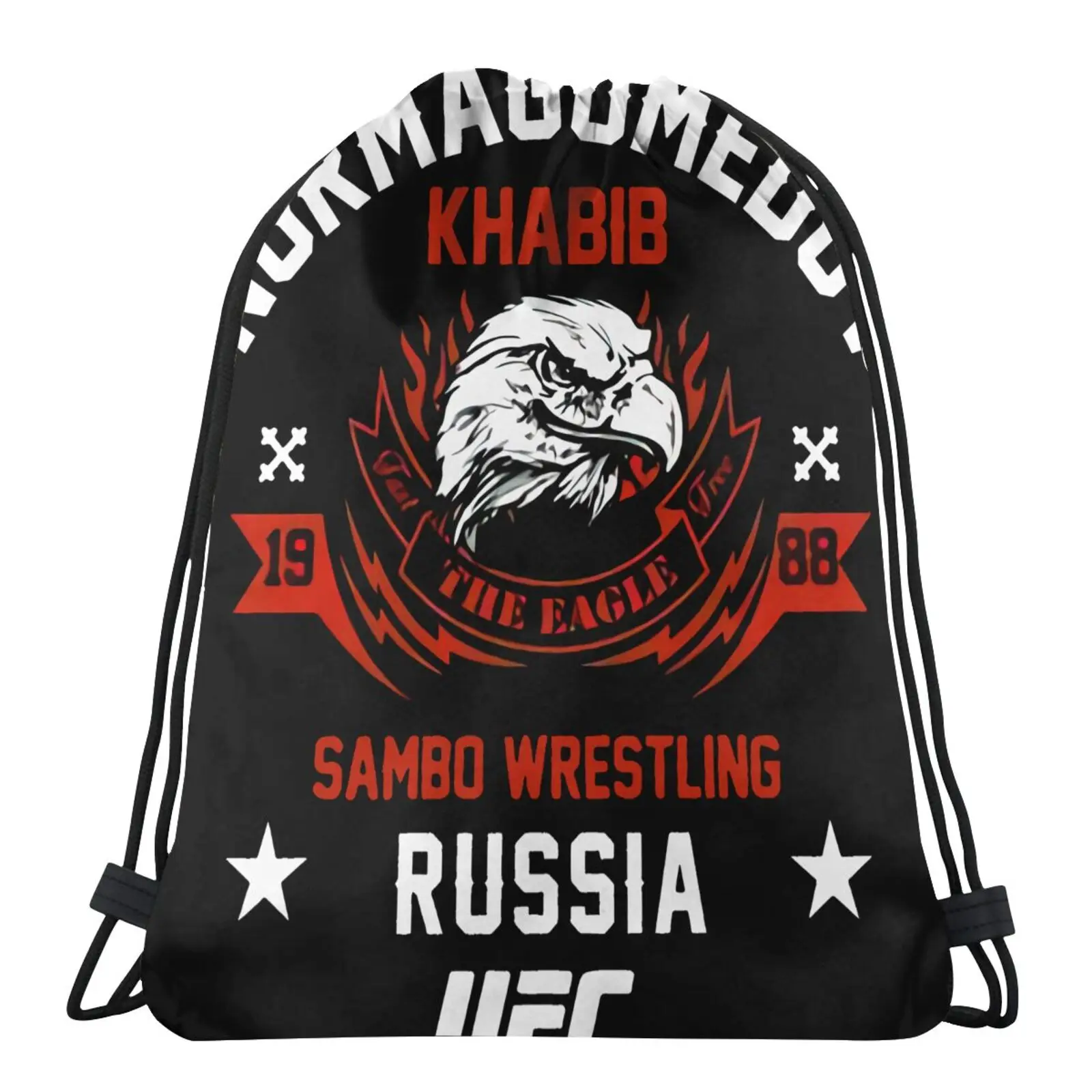 

E1Syndicate Khabib Nurmagomedov The Bags For Men Children's Sport Bag Package Small Fabric Bag Cloth Bags Women's Backpack Bag