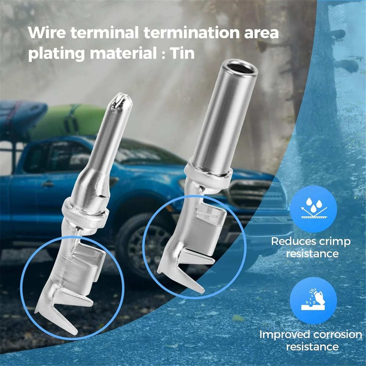 Комплект разъемов Deutsch DTP 4-контактные автомобильные водонепроницаемые разъемы 6