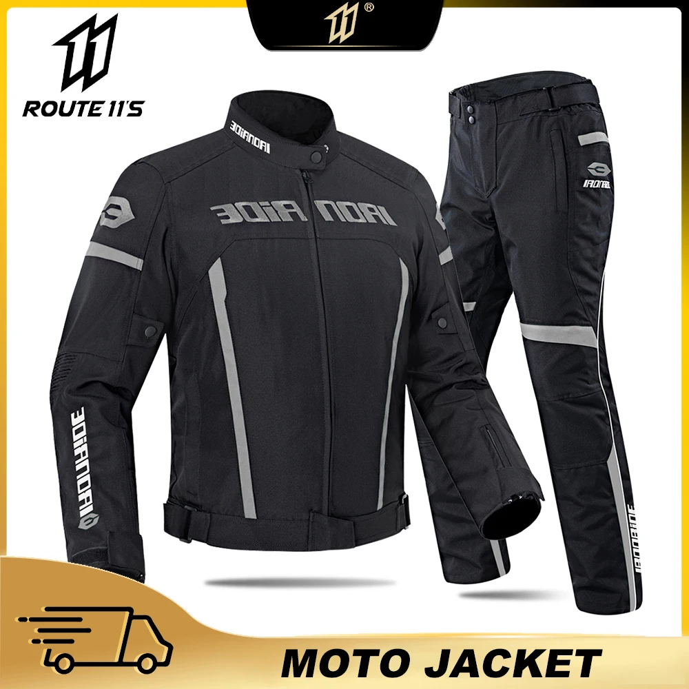 

Motorcycle Jacket Warm Waterproof Cold-proof Men Chaqueta Moto Wearable Motocross Motorbike Racing Riding With Removeable Linner
