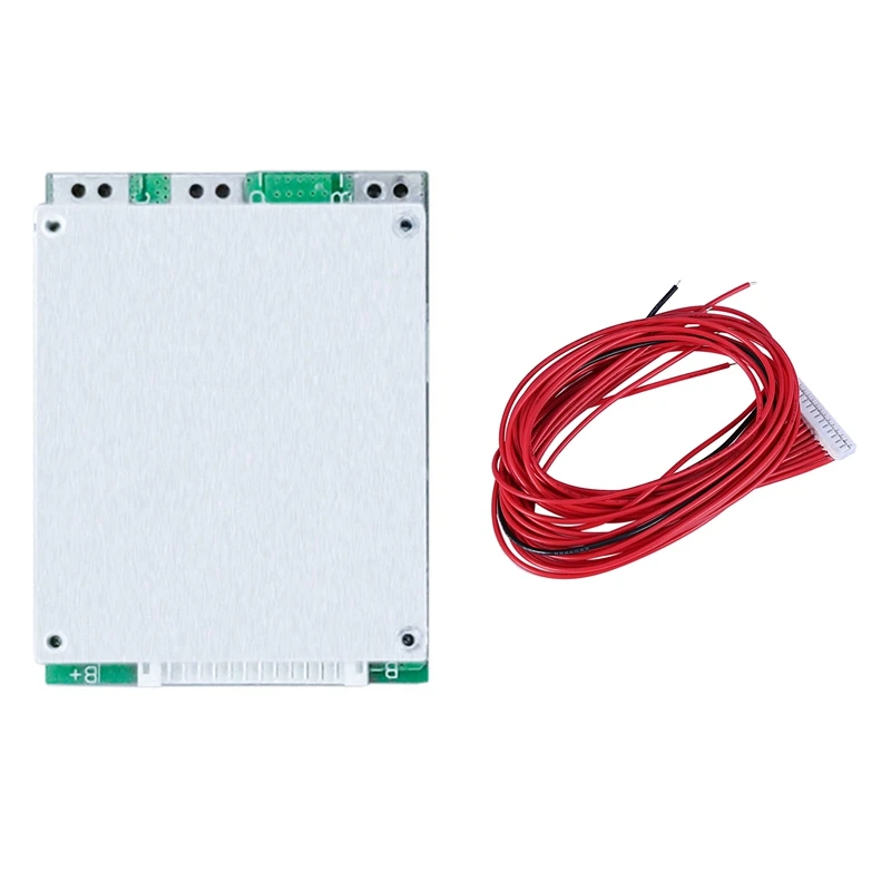 

14S 52V 35A Replacement Parts Silver & Green Protection Board Li-Ion Lipolymer Battery BMS PCB Board For E-Bike Escooter