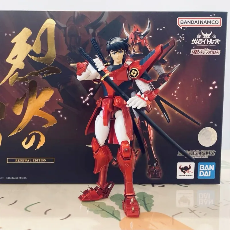 

Original Bandai Ronin Revival Yoroiden Samurai Trooper Ryo Sanada Action Toy Figure Model Toys Model Holiday Collection Gift