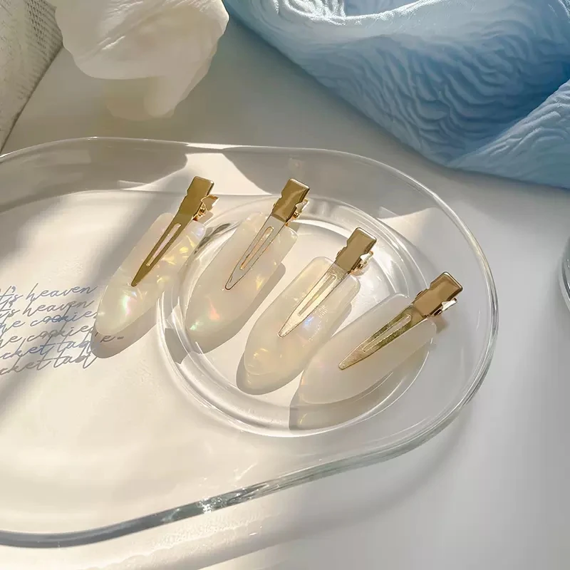 Заколка для волос леопардовая бесшовная из ацетата 4 шт.