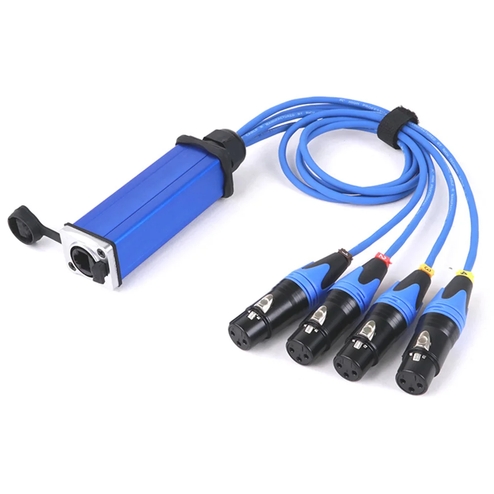 Разветвитель для аудиокабеля RJ45 в XLR разветвитель многосетевого кабеля STP Cat5 к