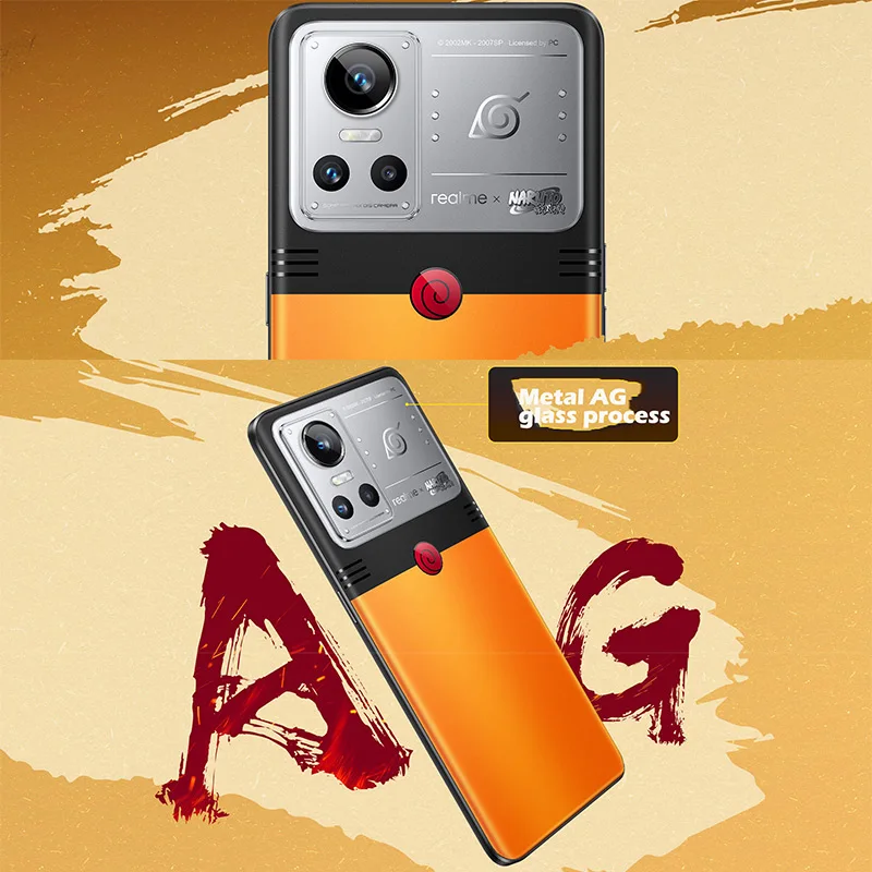 Ceny Globalny Rom Realme GT Neo3 Neo 3 Naruto Edycja Limitowana 5G SmartPhone 150W Super Charge Dimensity 8100 NFC Android 12 50MP Aparat