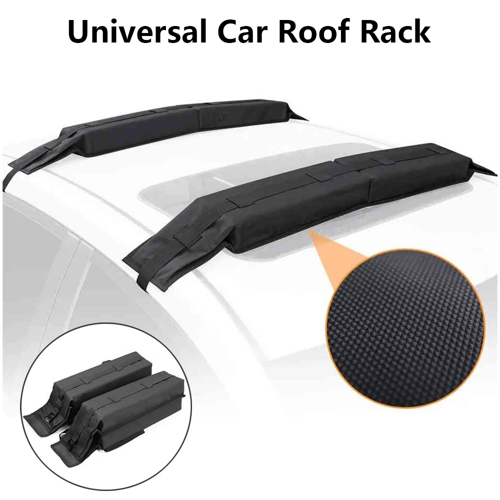 118cm Universal Car Roof Luggage Soft Rack Pads for Kayak/Sup/Paddleboard/Canoe/Snowboard/Windsurfing Car Surfboard Racks