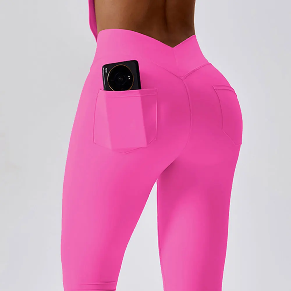 

CUTIES V Waist Butt Lift Fitness Workout Leggings Women High Waist Gym Yoga Pants 2023 Cargo Pant Leggins Sports Tights