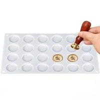 24 pore silicone padwax stamp pad wax seal pad with removable adhesive points for diy craft adhesive wax