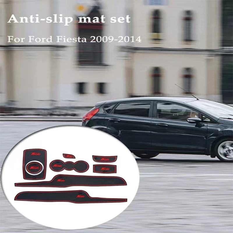 8 шт. автомобильные Нескользящие прокладки для защиты от пыли прорезы ворот