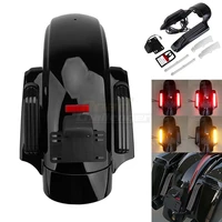 motorcycle smoke led style rear fender system for harley touring electra glide 2009 2022 road street glide flhr fltr flhx