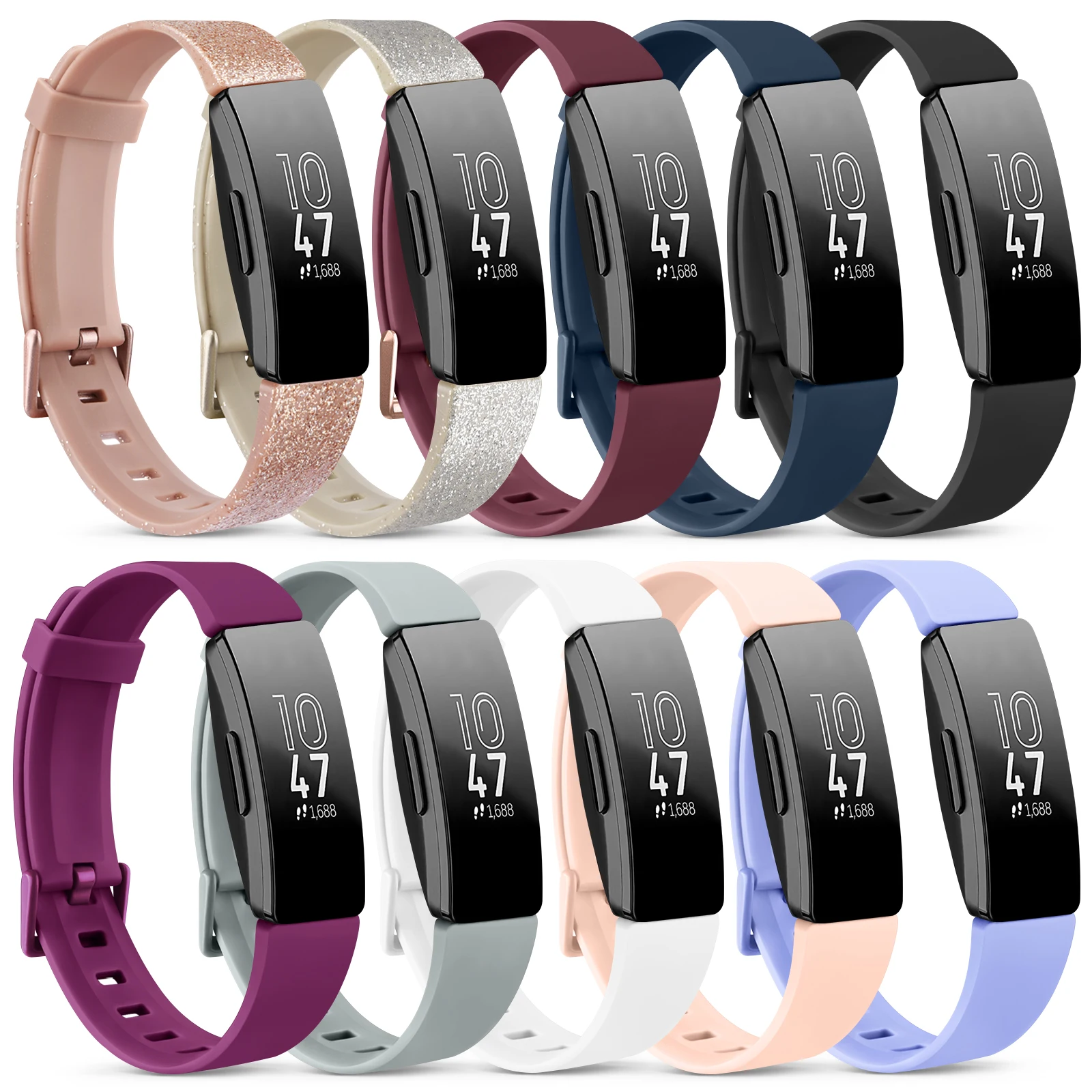 Cinturino Per Fitbit Inspire 2 1 Cinturino Cinturino Cinturino In Silicone Per Fitbit Inspire Hr Bands Cinturino Cinturino Accessori Smartwatch
