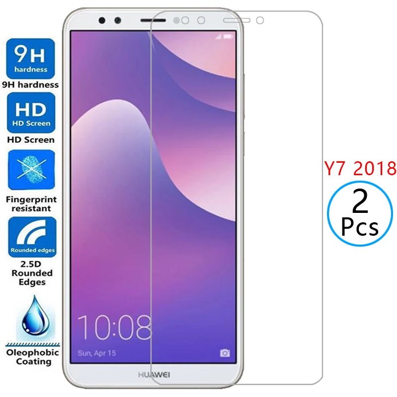 

Защитное закаленное стекло для huawei y7 pro prime 2018, защита экрана на y 7 7y y7pro y7prime y72018, пленка huawey huwei hawei