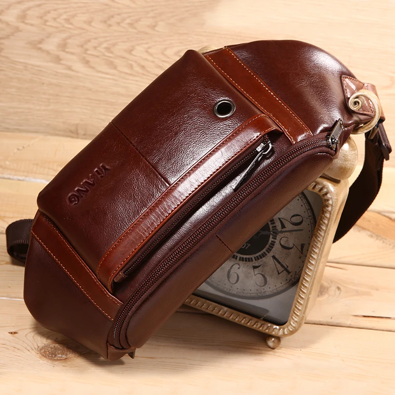 

Packs Fanny Phone Hip Waist Bags Sports Cowhide Leather Waist For Genuine Travel Belt Chest Packs Cell/mobile Men Mens Pouch Bag