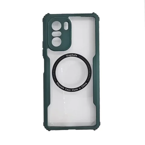 Роскошный Магнитный чехол для телефона Magsafe с беспроводной зарядкой для Xiaomi 13T 12t 13 Lite Poco F5 X5 X3 X4 Pro F4 C65, прозрачный бронированный чехол