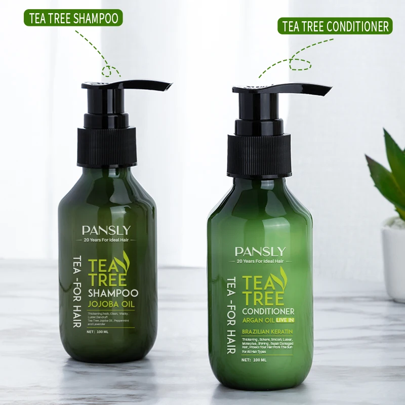 Lavender Fragrance Jojoba Oil Tea Tree Shampoo And Argan Oil Brazilian Keratin Conditioner 2 in 1 For Man For Women 200ml